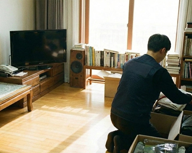 유품 정리 현장